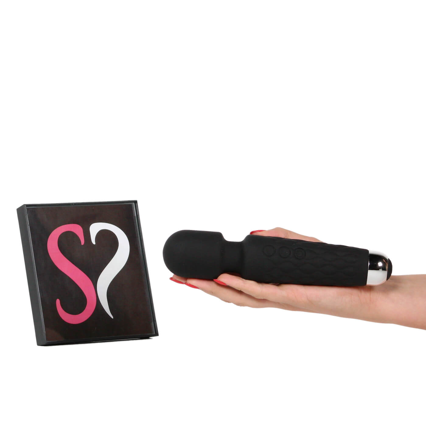 Simpli Pleasure 10 Function USB Rechargeable Silicone Wand Vibrator