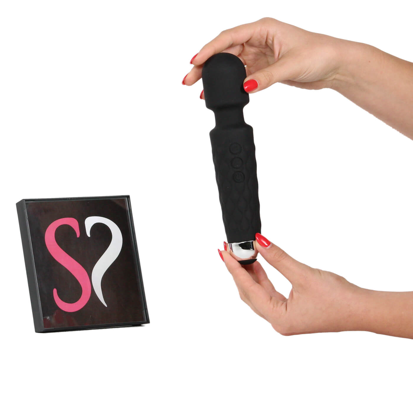 Simpli Pleasure 10 Function USB Rechargeable Silicone Wand Vibrator