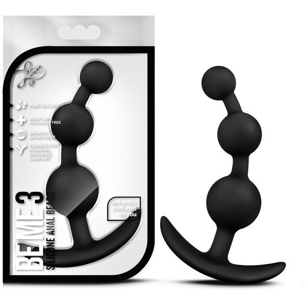 Luxe Be Me 3 Silicone Anal Beads