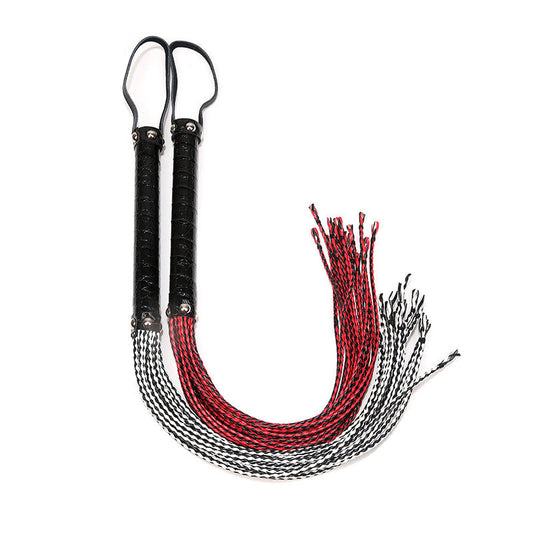 gadget antistress products men and women equipment temperament PU leather knitting whip 1PCS  funny gadgets anti stress toys