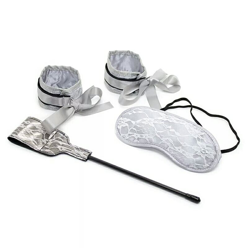 bdsm Sex Set Bbondage Couple Erotic Accessories Toys  Mask  Handcuffs Whip Intimate Sex Goods For Women Adults