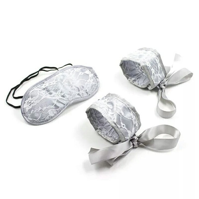 bdsm Sex Set Bbondage Couple Erotic Accessories Toys  Mask  Handcuffs Whip Intimate Sex Goods For Women Adults