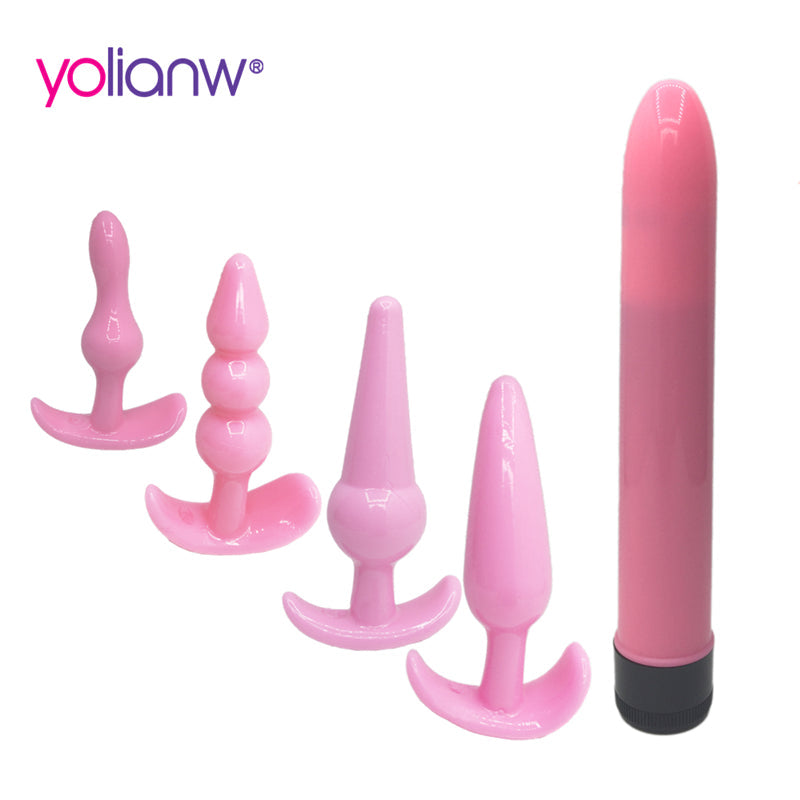 Vibrador Plug Anal Juguetes sexuales para adultos Plugs para glúteos Artículos íntimos para masturbación anal Clímax suave y liso Sex shop anal